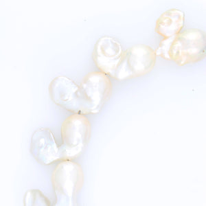 Twin Baroque Pearl Choker (White)