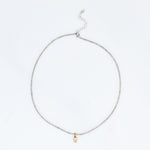 Gemstone Choker with Diamond Charm