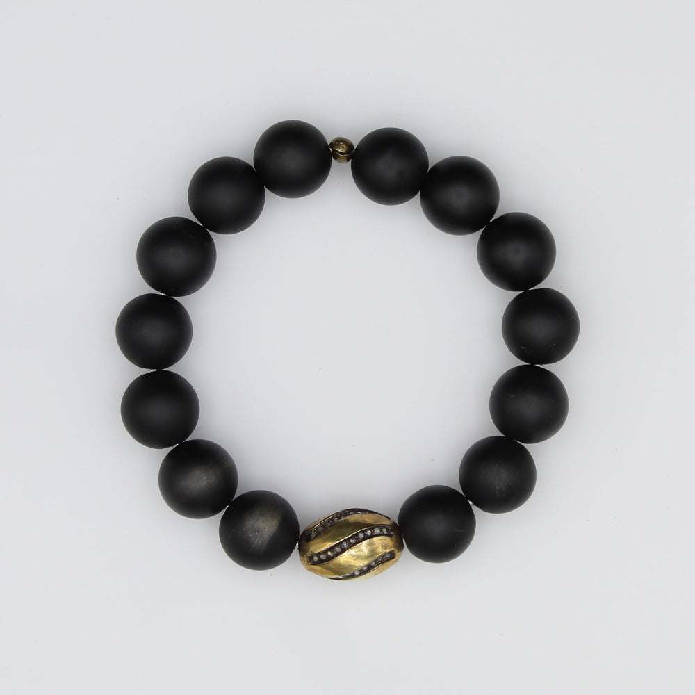 Diamond & Black Onyx Bracelet