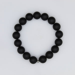 Unisex/Mens Classic Black Onyx Bracelet