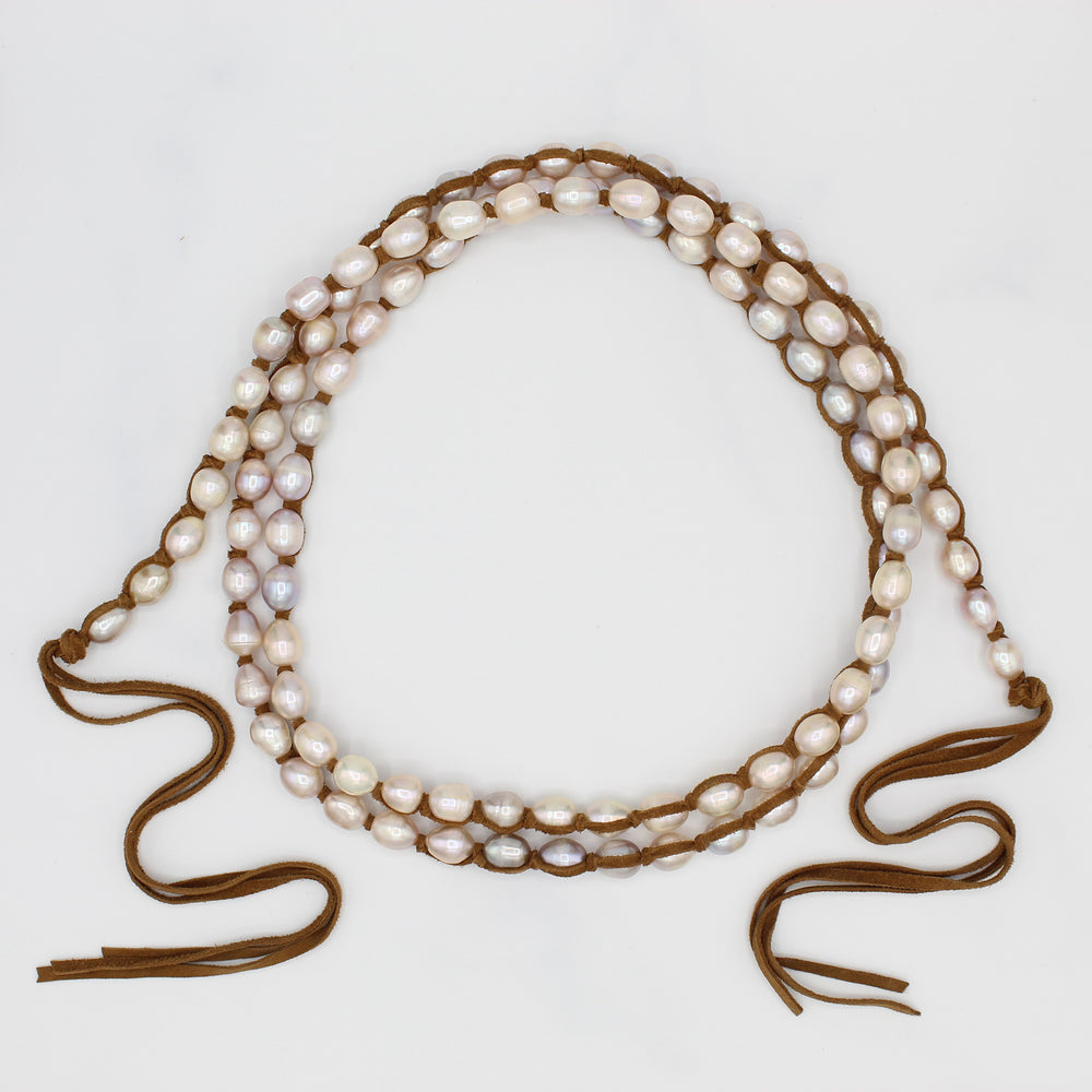 Classic Boho Pale Pink (Small Pearls)