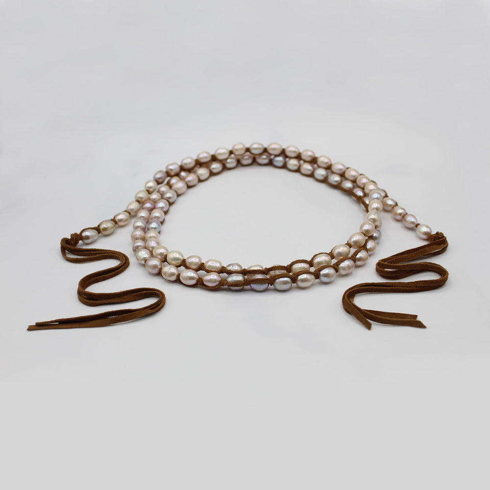 Classic Boho Pale Pink (Small Pearls)