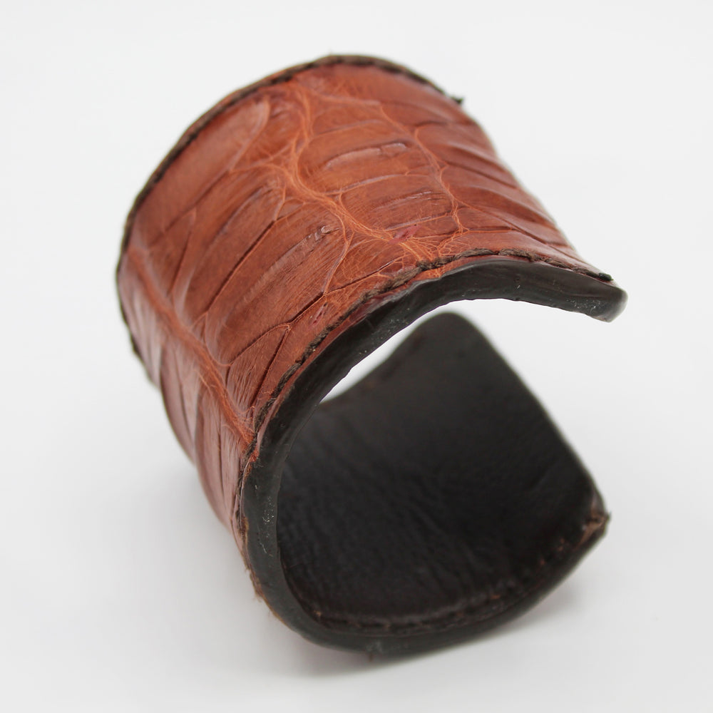 Adjustable Crocodile Cuff
