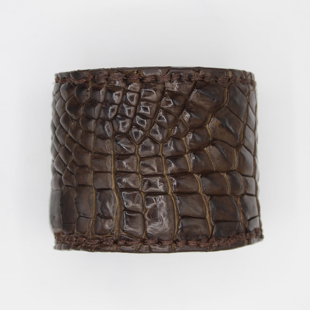 Adjustable Crocodile Cuff