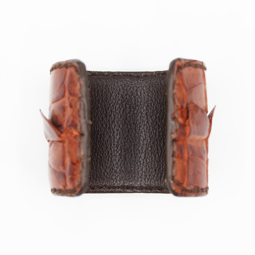Adjustable Crocodile Cuff