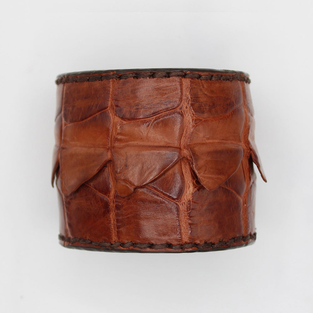 Adjustable Crocodile Cuff
