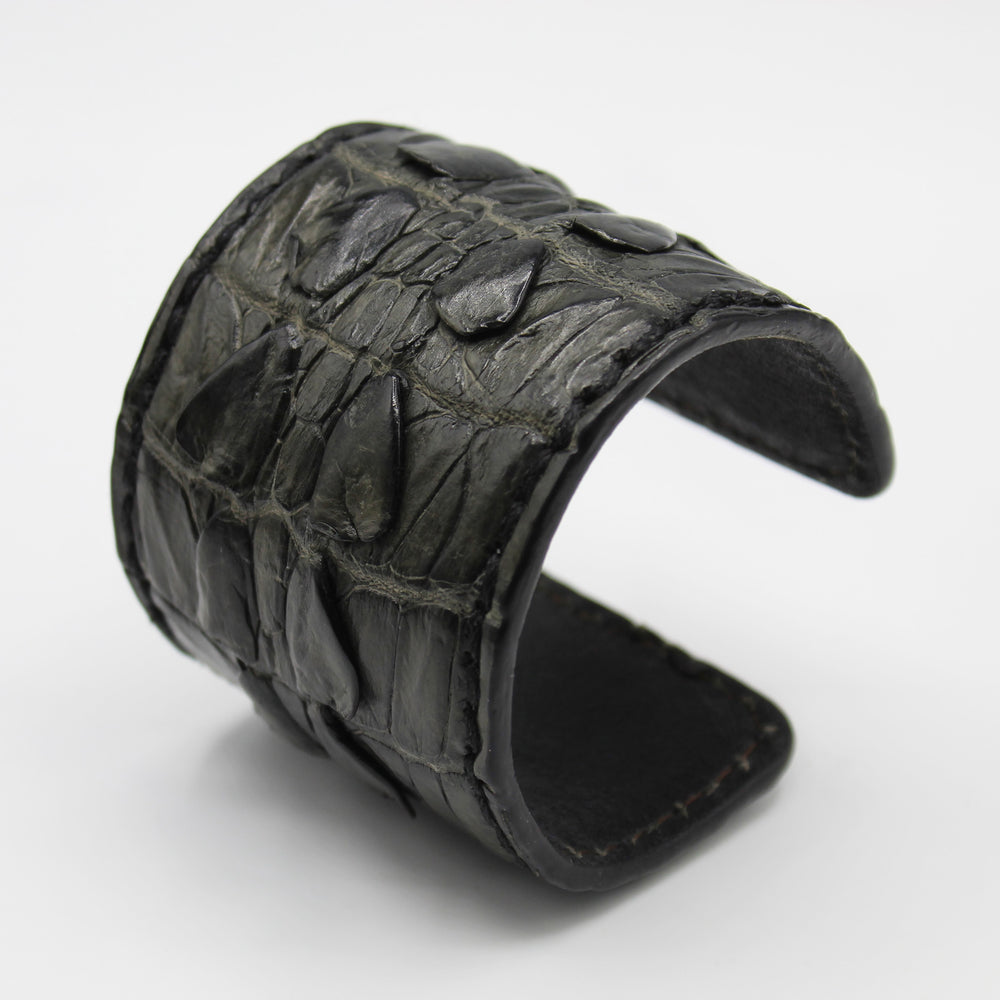 Adjustable Crocodile Cuff