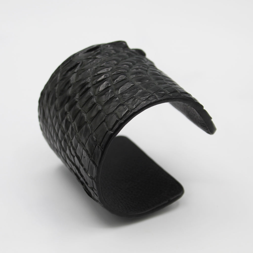 Adjustable Crocodile Cuff