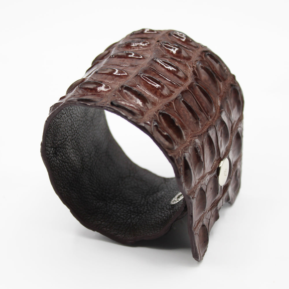 Large Crocodile Cuff