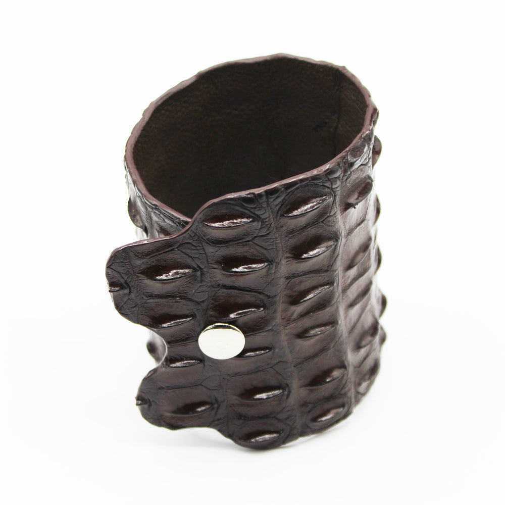 Large Crocodile Cuff