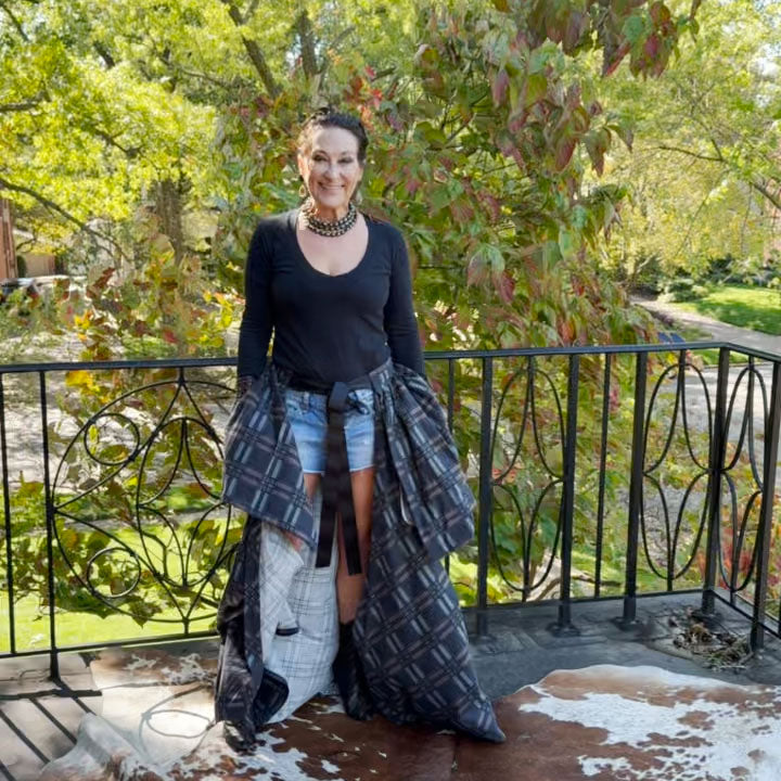 Plaid Flannel Hostess Skirt