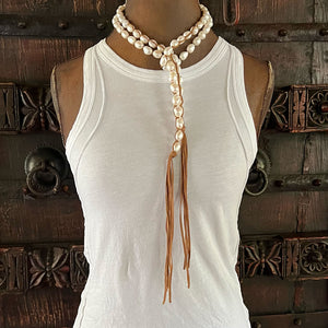 Classic Boho White (Large Pearls)