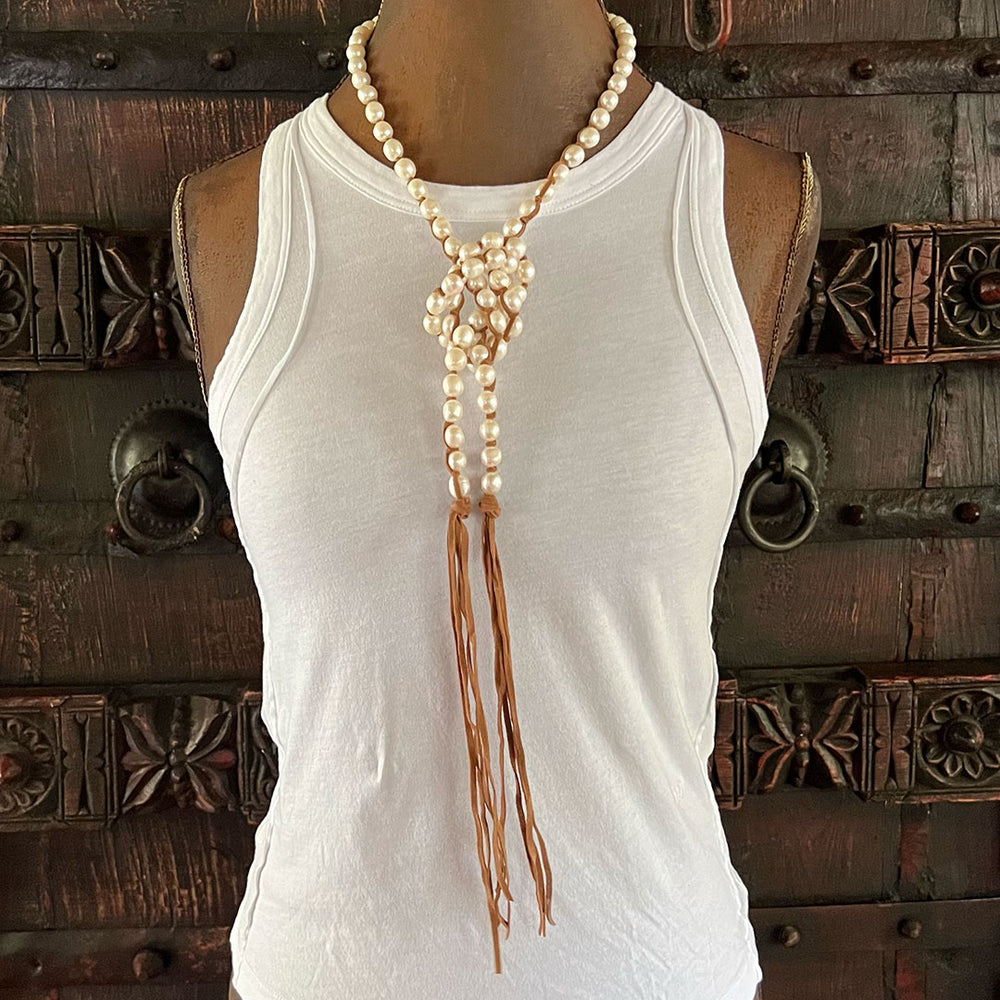 Classic Boho White (Medium Pearls)