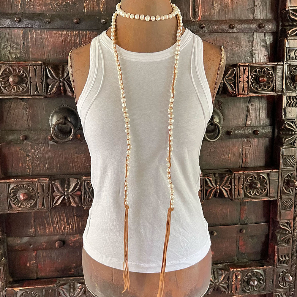 Classic Boho White (Small Pearls)