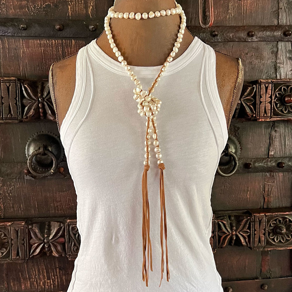 Classic Boho White (Small Pearls)