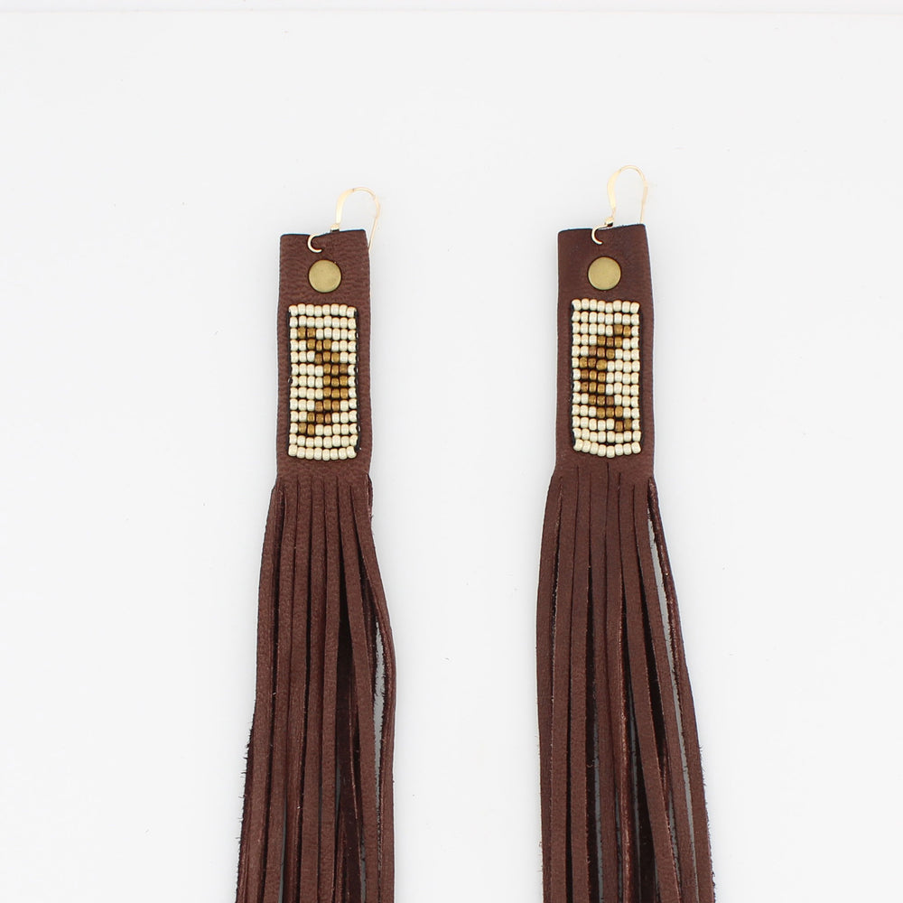 Suede Fringe Earrings