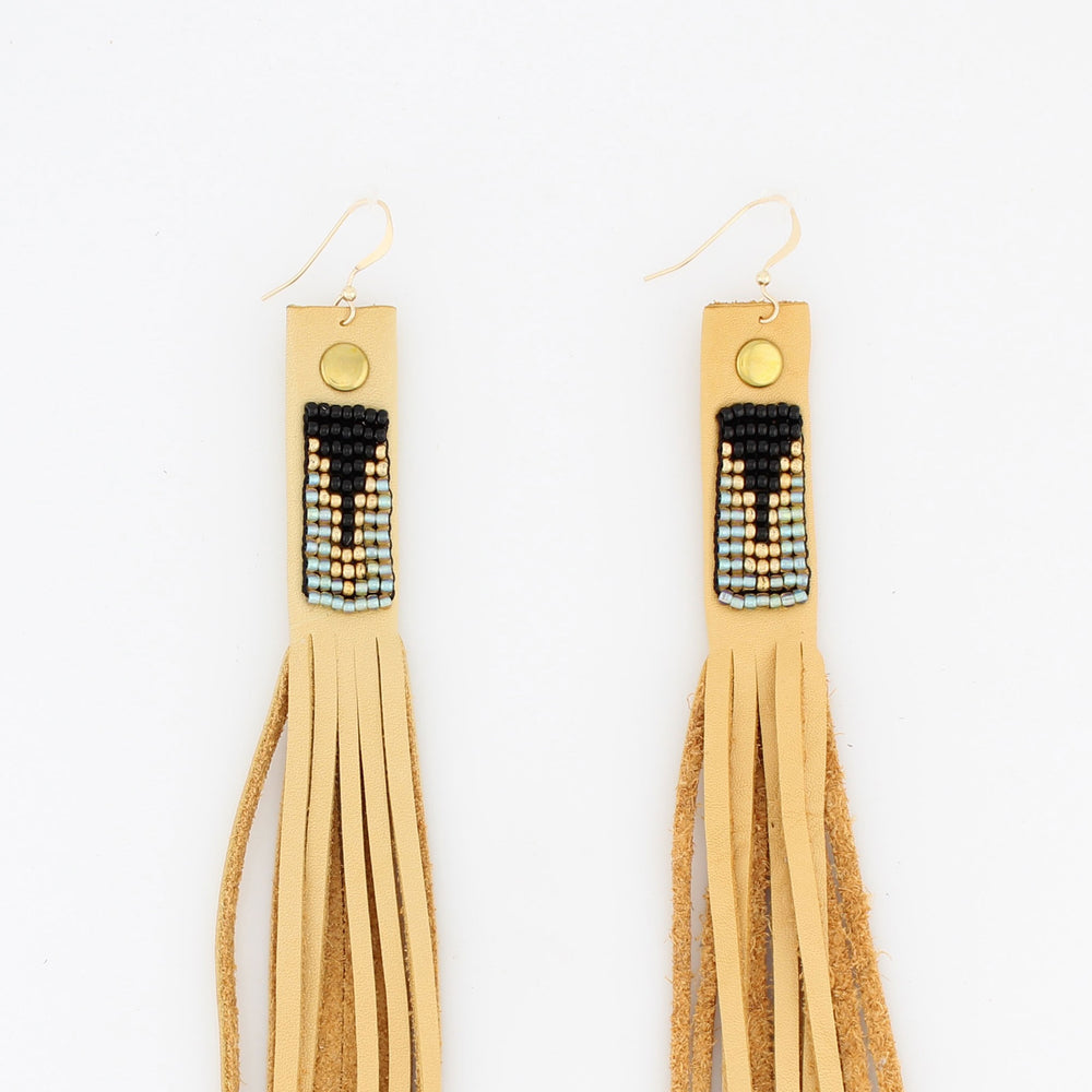 Suede Fringe Earrings