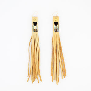 Suede Fringe Earrings