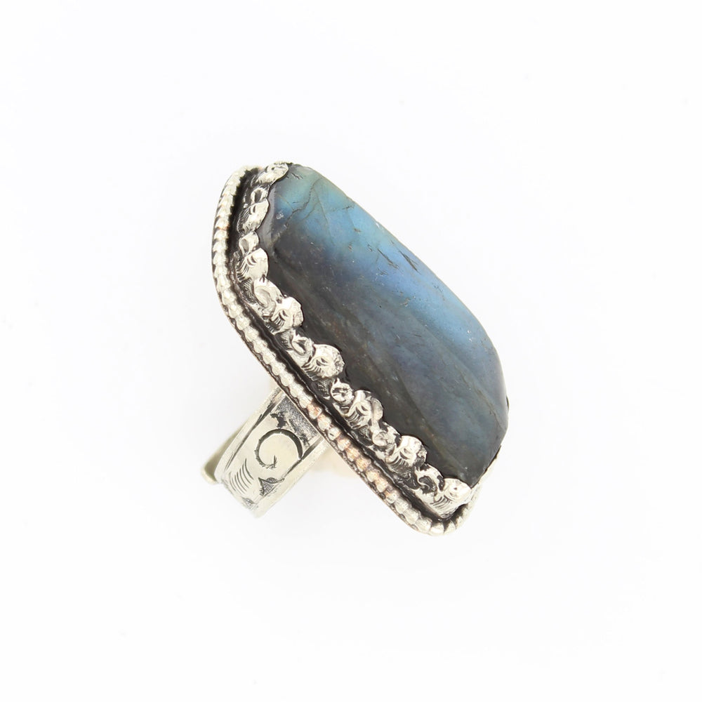 Vintage Tibetan Labradorite Ring