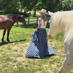 Plaid Flannel Hostess Skirt
